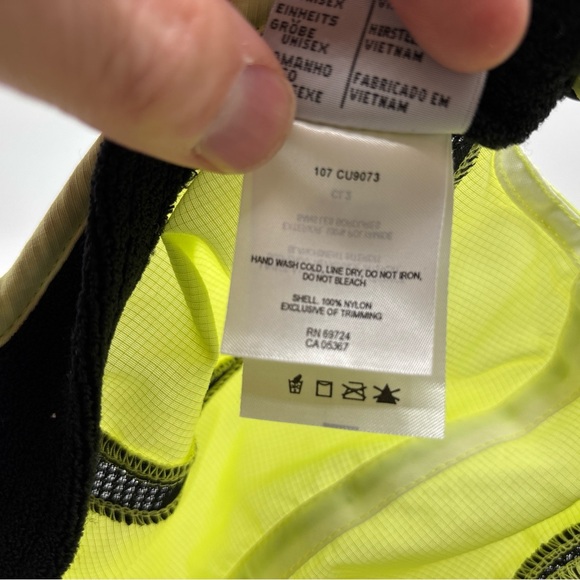 Columbia PFG Unisex Yellow Lightweight Running Adjustable Baseball Hat O/S - Picture 14 of 14